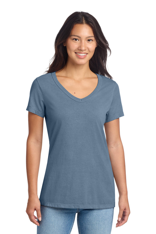 Port & Co ®  Women's Beach Wash ®  Garment-Dyed V-Neck Tee LPC099V