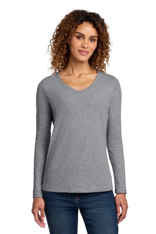 Port & Co ®  Women's Long Sleeve Fan Favorite V-Neck Tee. LPC450VLS