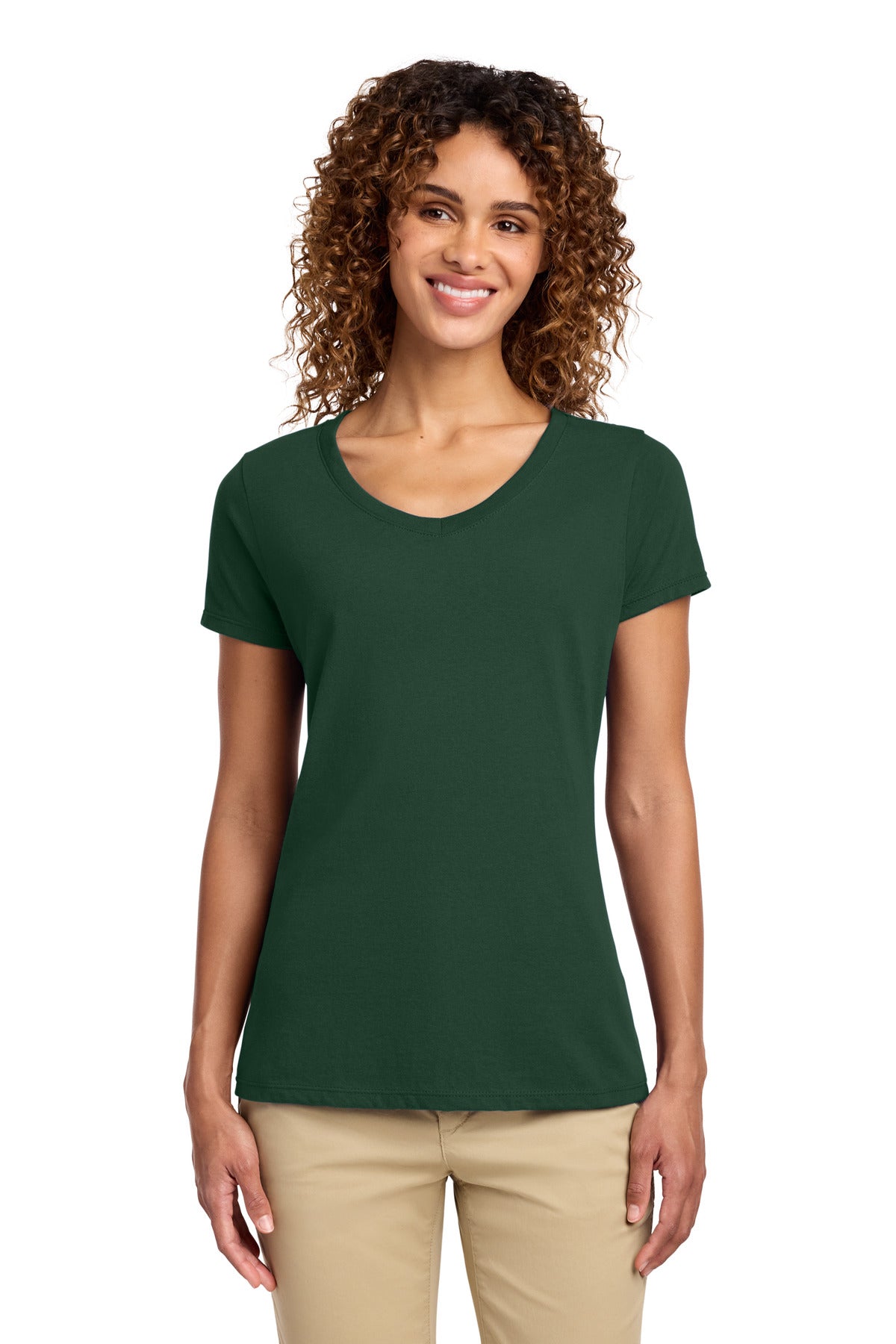 Port & Co ®  Women's Fan Favorite V-Neck Tee. LPC450V
