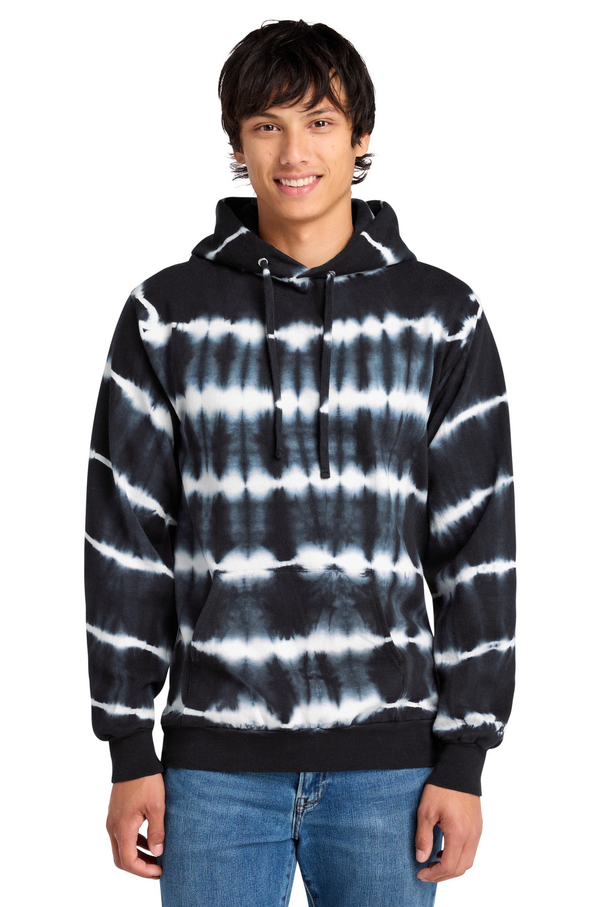 Port & Co ®  Allover Stripe Tie-Dye Fleece PC143