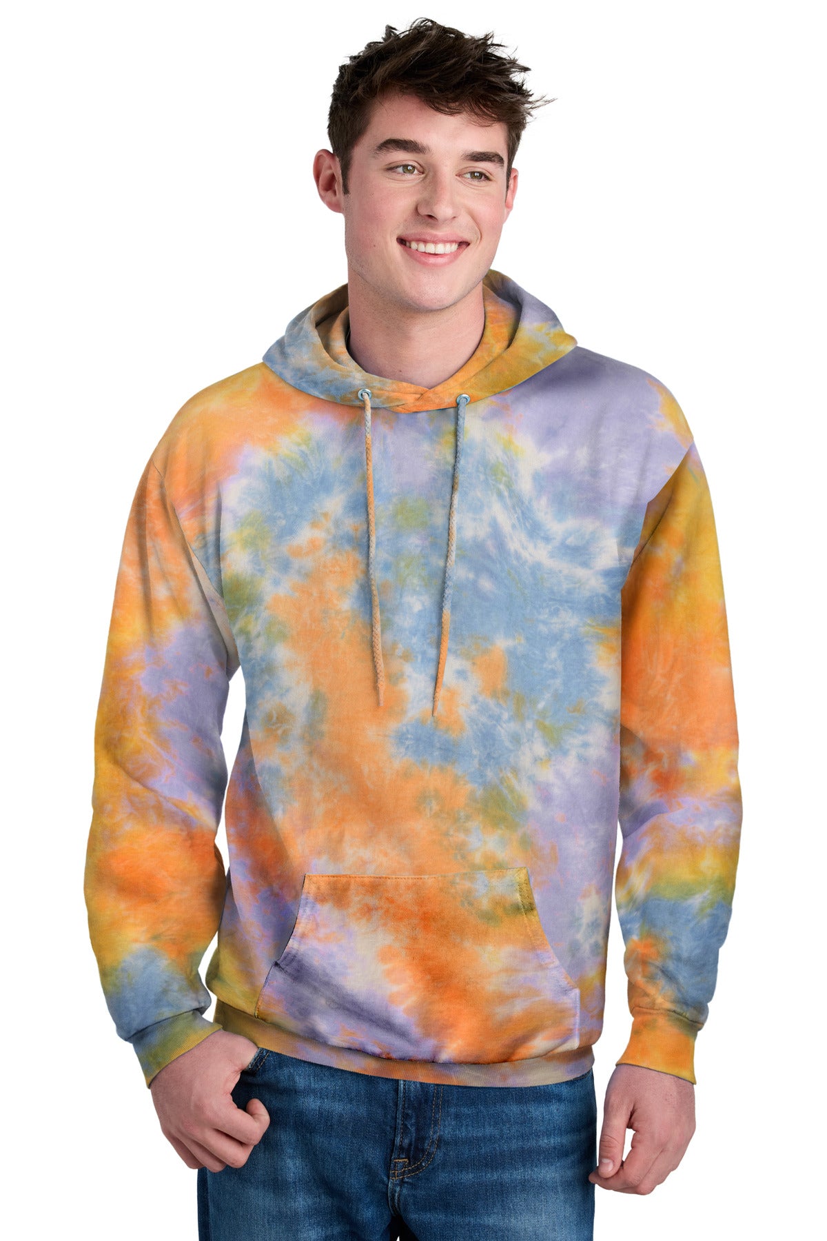 Port & Co ®  Crystal Tie-Dye Pullover Hoodie PC144