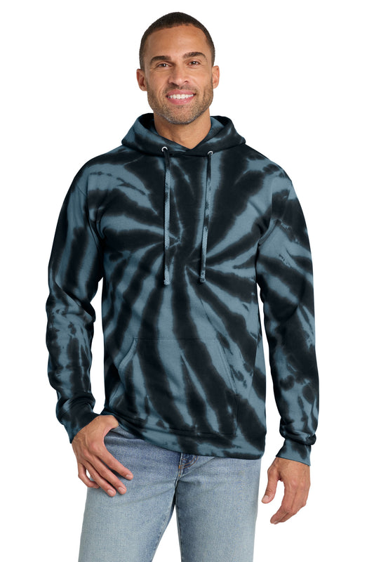 Port & Co ®  Tie-Dye Pullover Hooded Sweatshirt. PC146