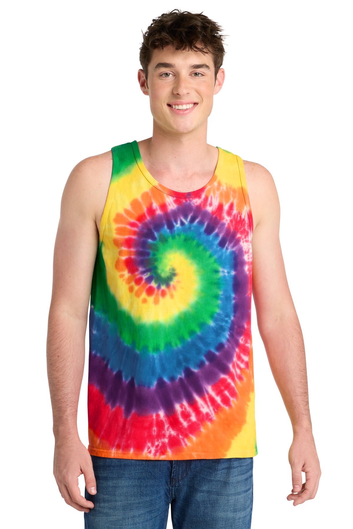 Port & Co ®  Tie-Dye Tank Top.  PC147TT