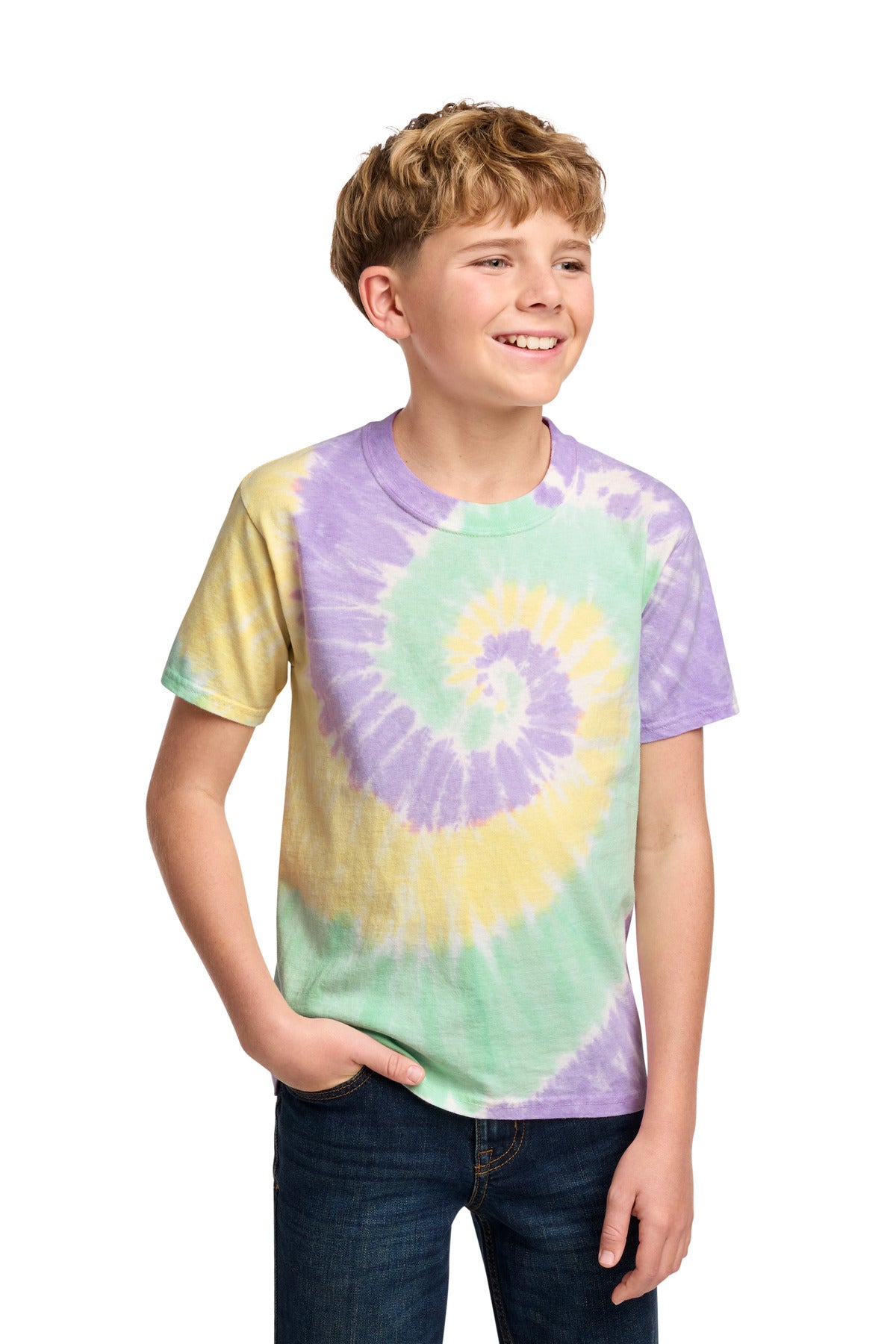Port & Co ®  Youth Tie-Dye Tee. PC147Y