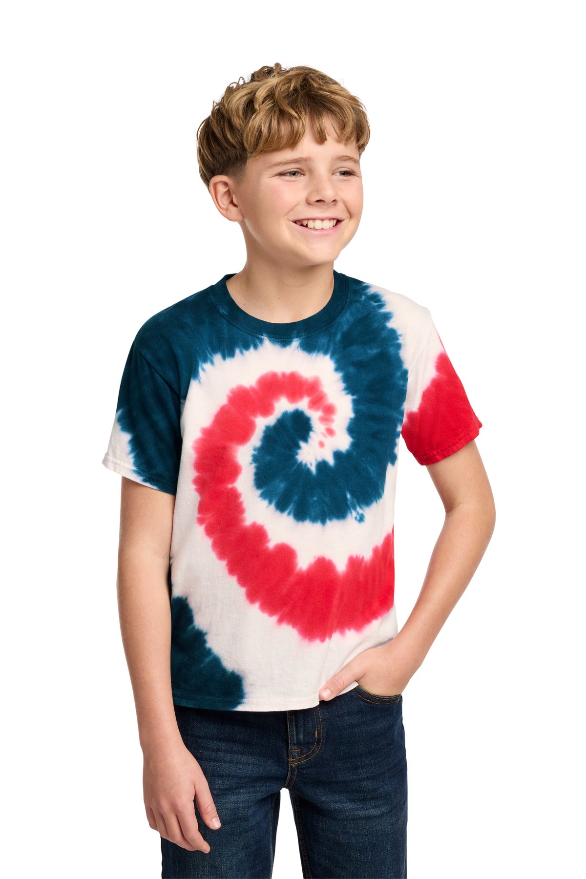 Port & Co ®  Youth Tie-Dye Tee. PC147Y