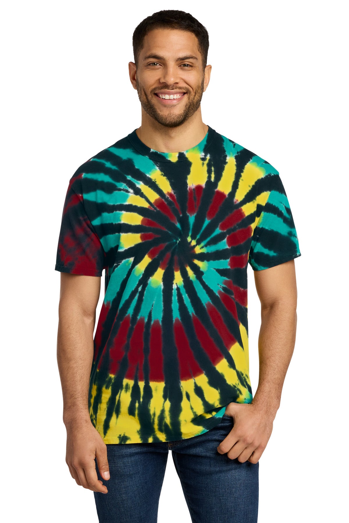 Port & Co ®  Tie-Dye Tee. PC147