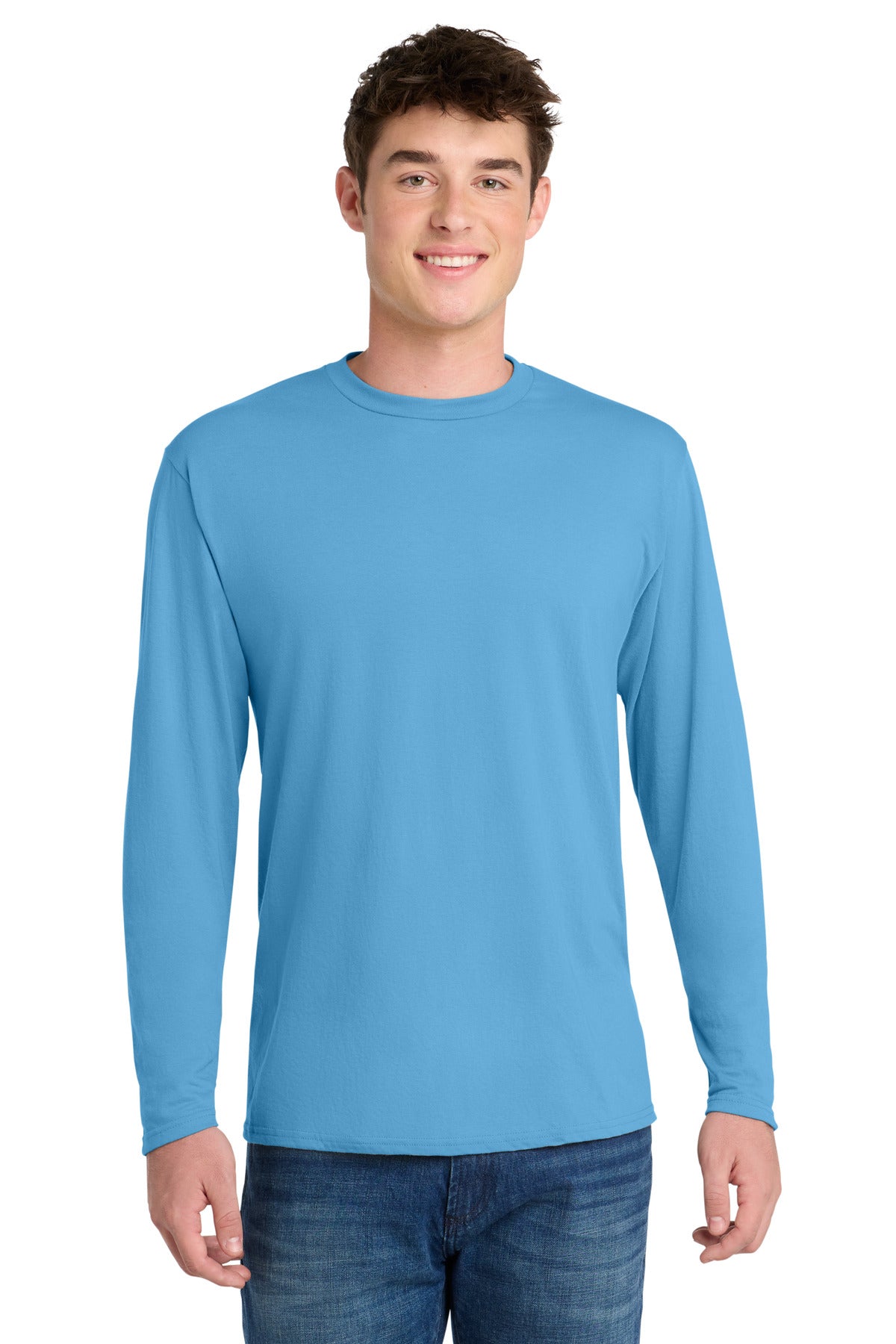 Port & Co ®  Long Sleeve Performance Blend Tee. PC381LS