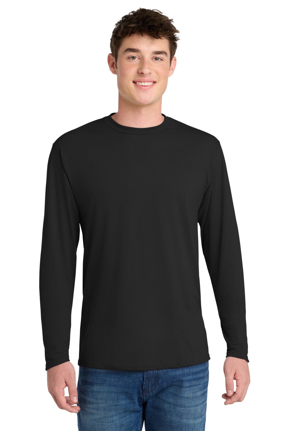 Port & Co ®  Long Sleeve Performance Blend Tee. PC381LS