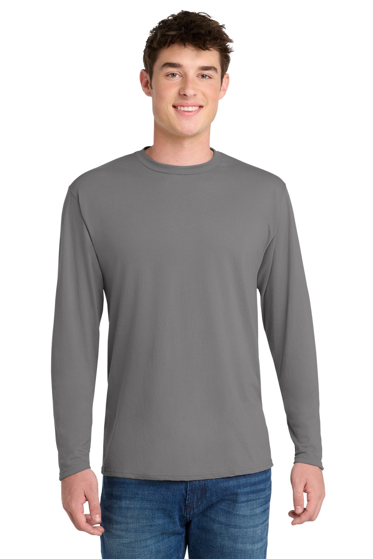 Port & Co ®  Long Sleeve Performance Blend Tee. PC381LS