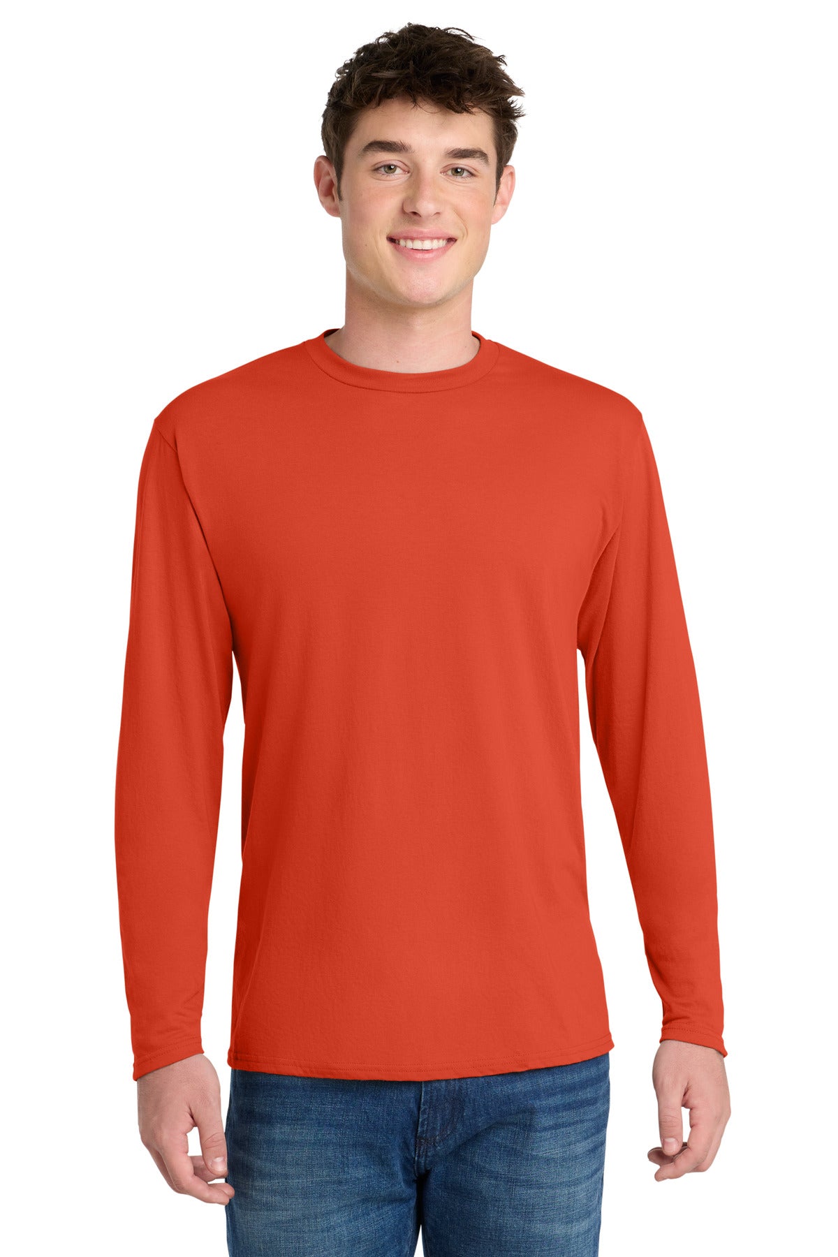 Port & Co ®  Long Sleeve Performance Blend Tee. PC381LS