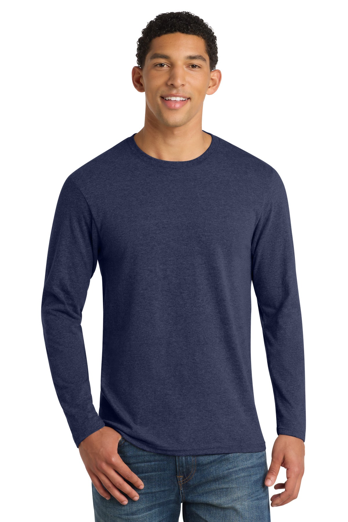 Port & Co ®  Long Sleeve Fan Favorite  ™  Blend Tee. PC455LS