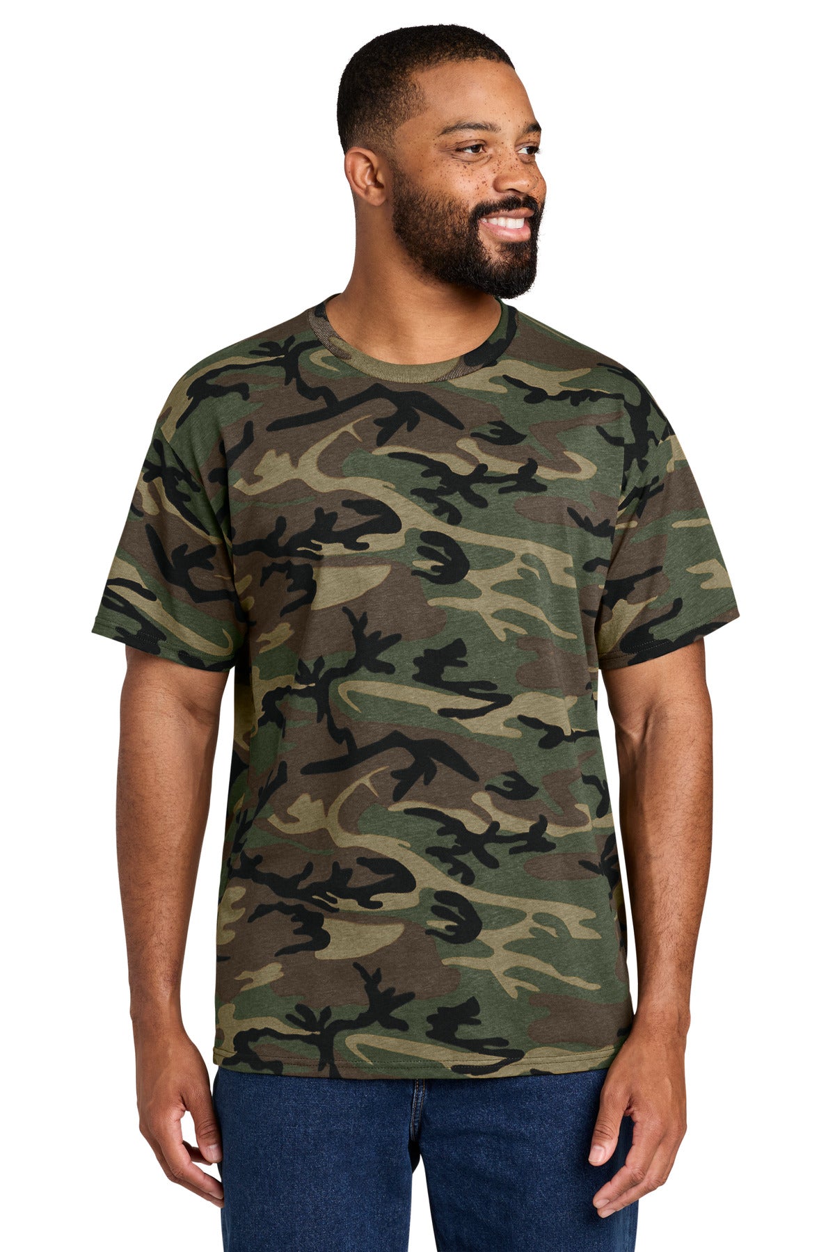 Port & Co ®  Core Cotton Camo Tee.  PC54C