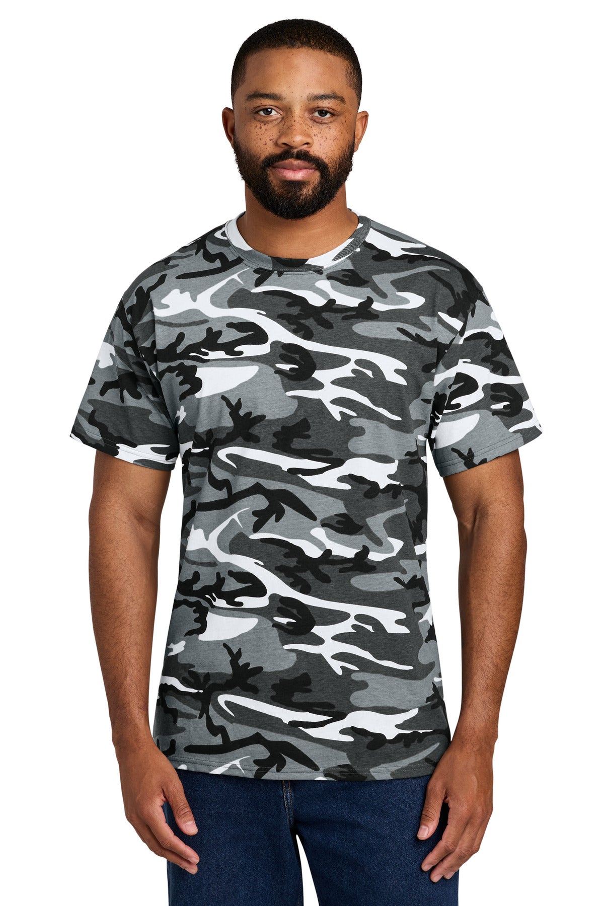 Port & Co ®  Core Cotton Camo Tee.  PC54C