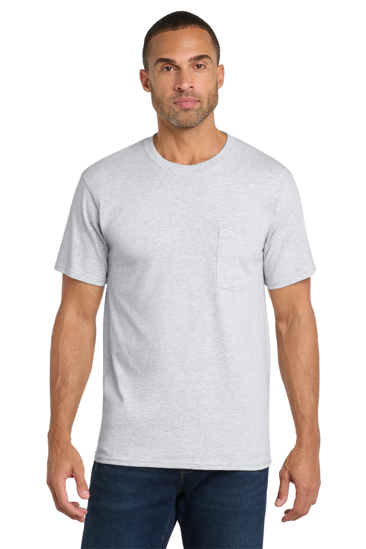 Port & Co ®  Core Cotton Pocket Tee. PC54P