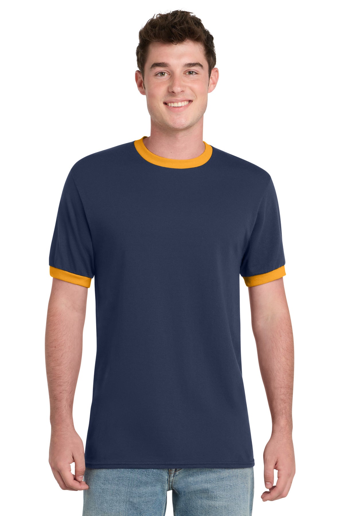 Port & Co ®  Core Cotton Ringer Tee.  PC54R