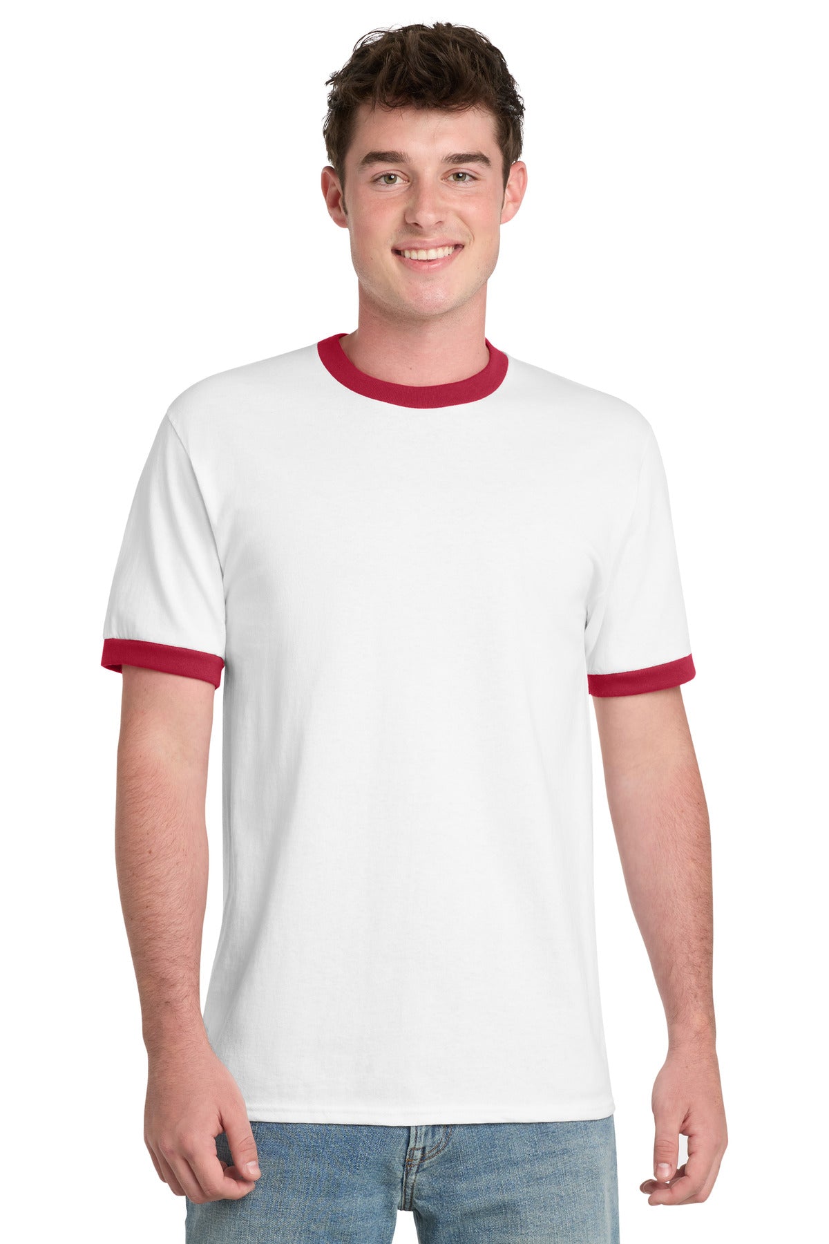 Port & Co ®  Core Cotton Ringer Tee.  PC54R