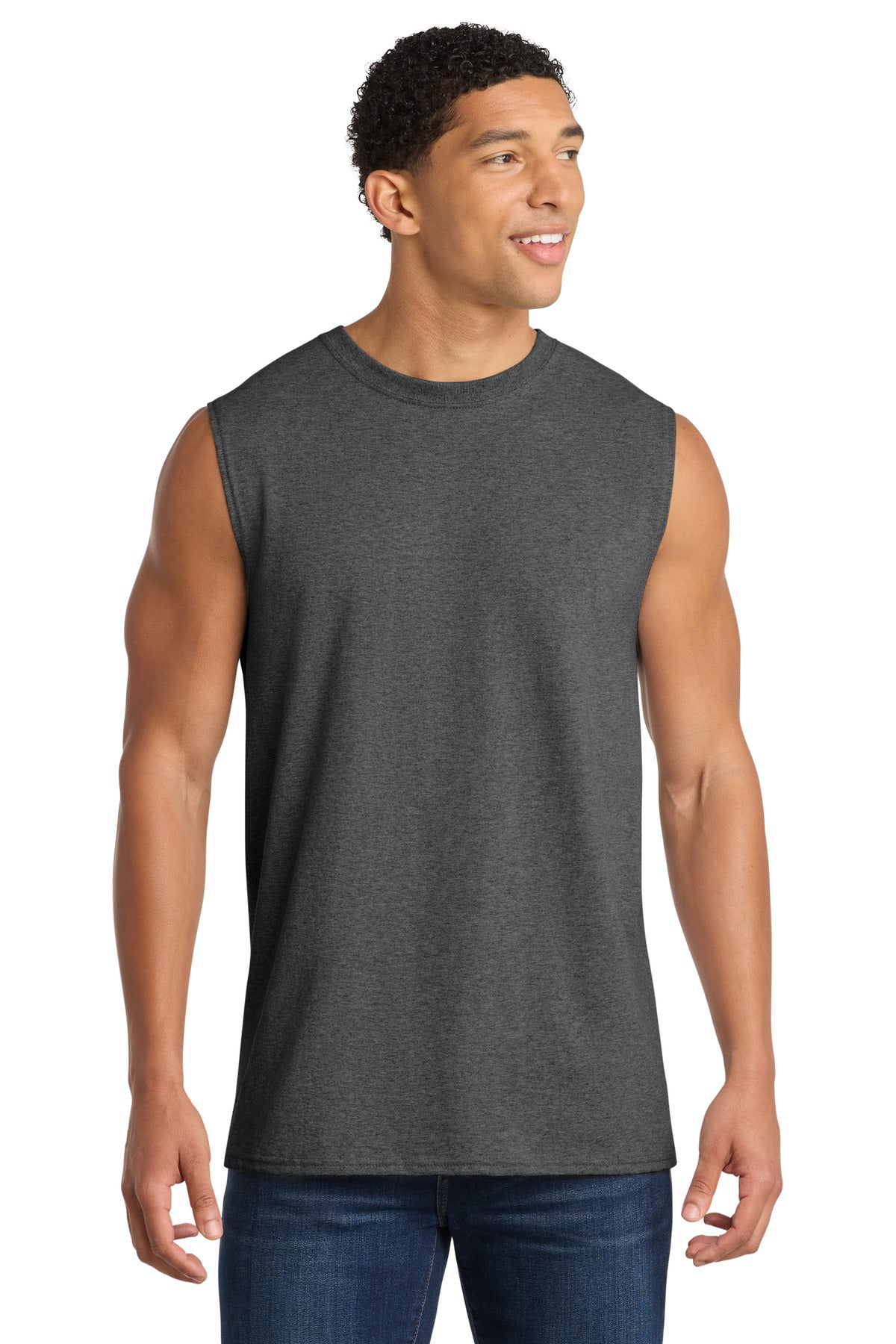Port & Co ®  Core Cotton Sleeveless Tee. PC54SL