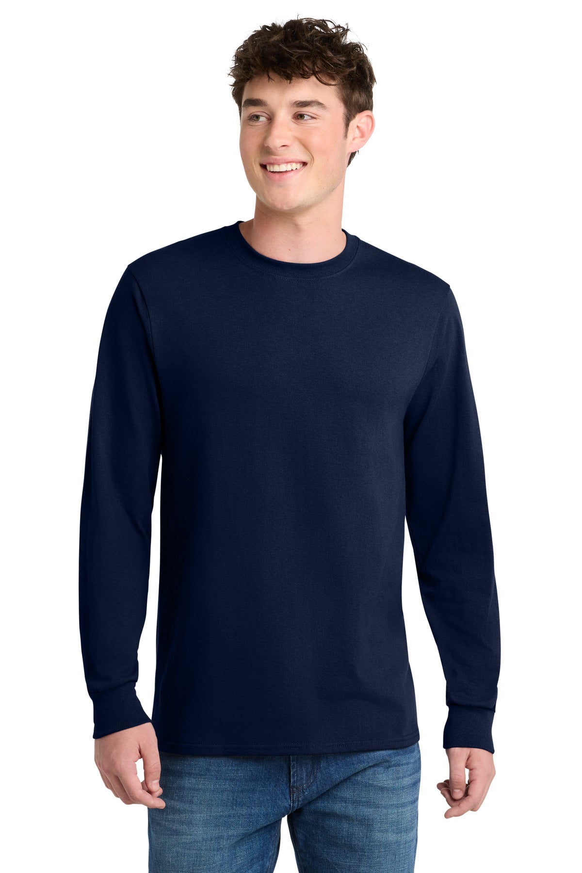 Port & Co ®  Tall Long Sleeve Core Blend Tee. PC55LST