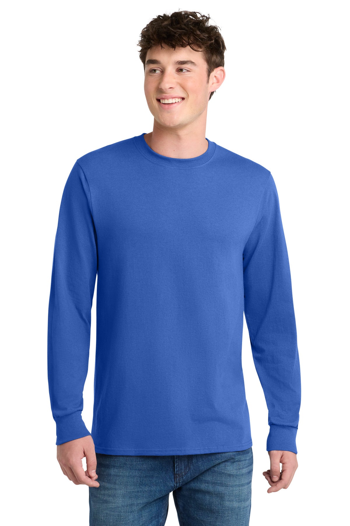 Port & Co ®  Tall Long Sleeve Core Blend Tee. PC55LST