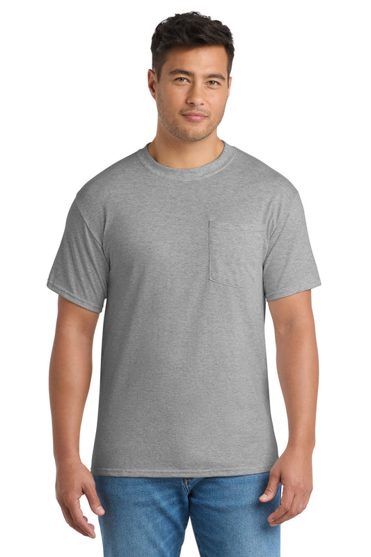 Port & Co ®  Tall Core Blend Pocket Tee. PC55PT