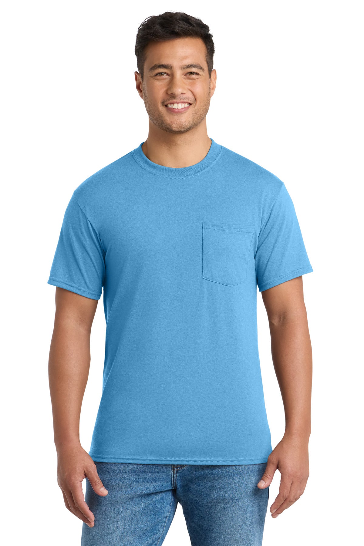 Port & Co ®  Core Blend Pocket Tee. PC55P