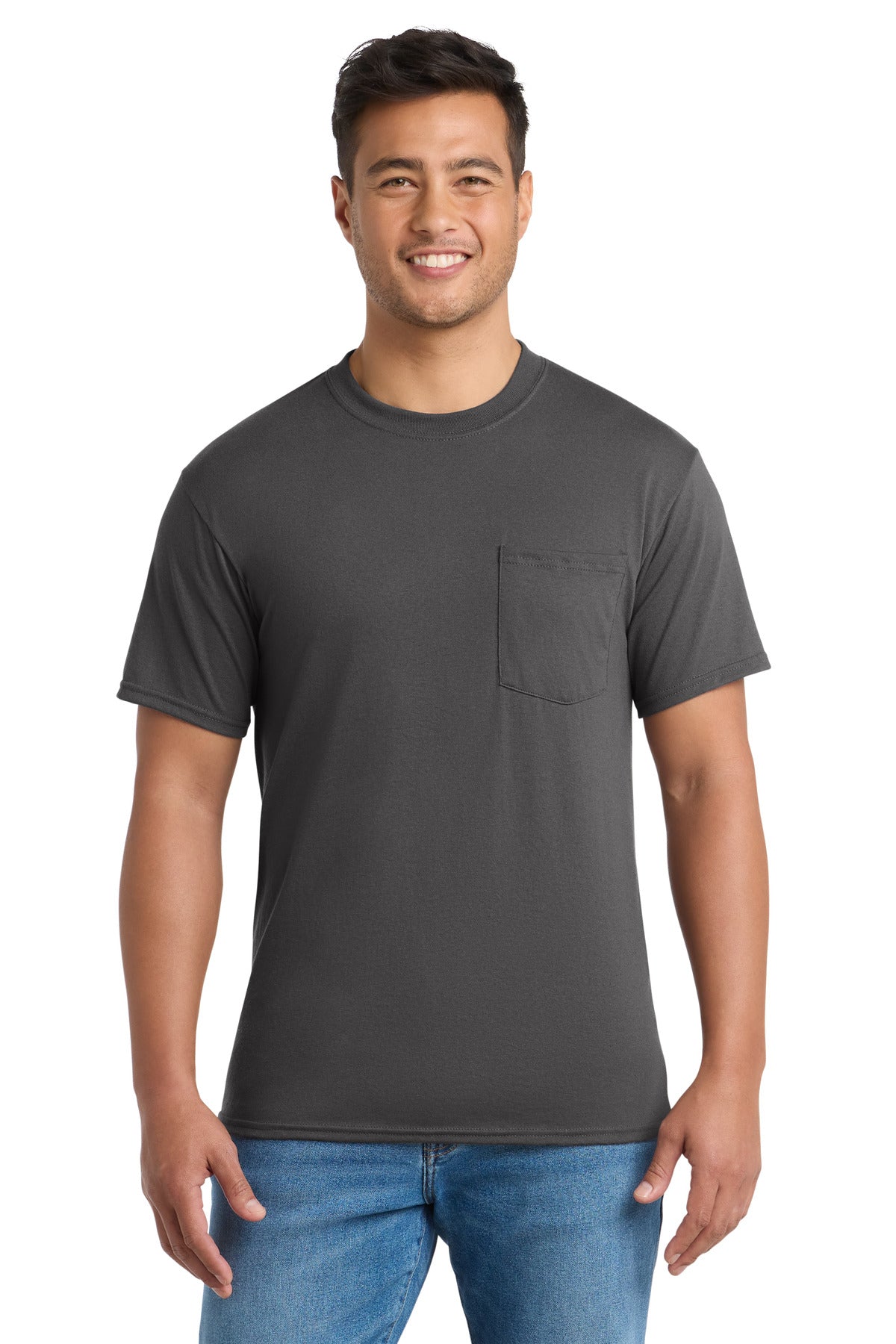 Port & Co ®  Core Blend Pocket Tee. PC55P