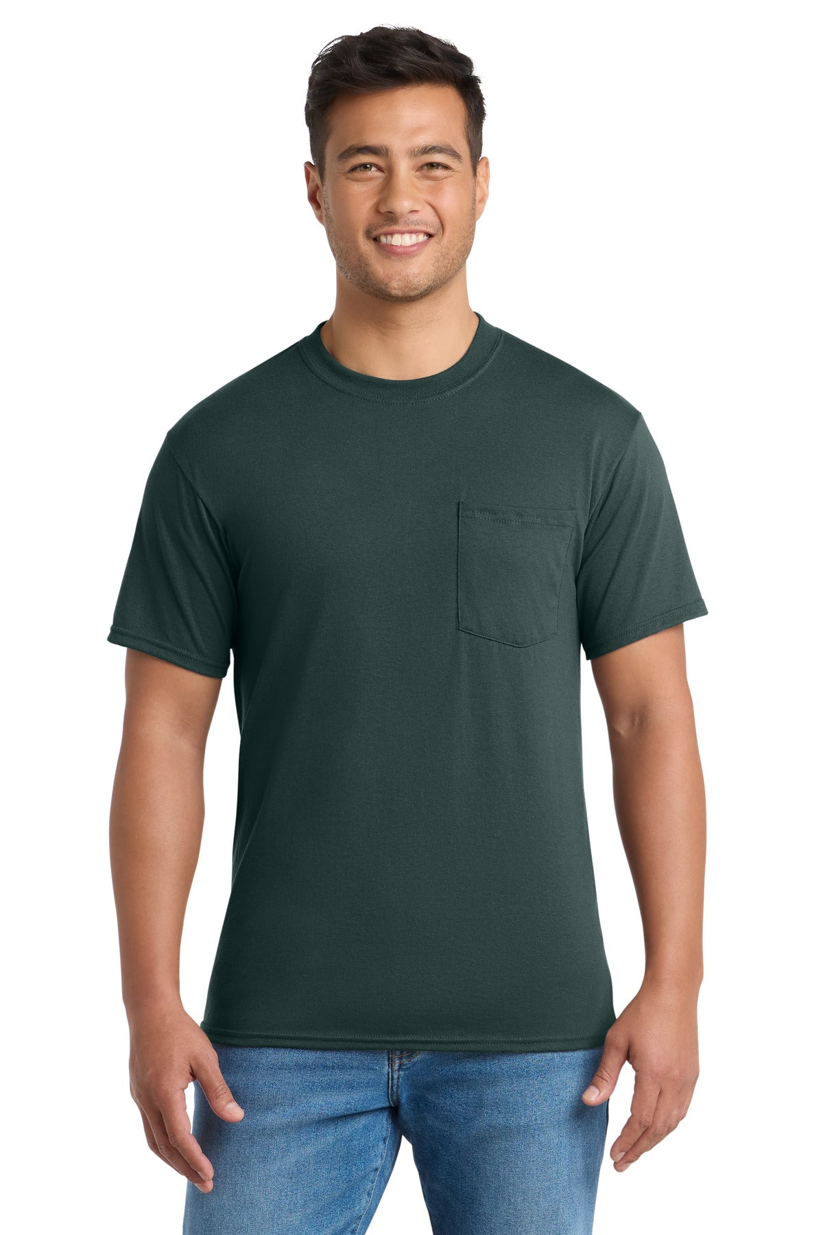 Port & Co ®  Core Blend Pocket Tee. PC55P