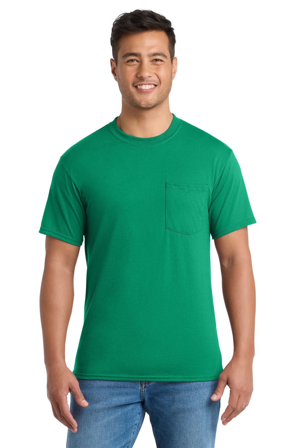 Port & Co ®  Core Blend Pocket Tee. PC55P