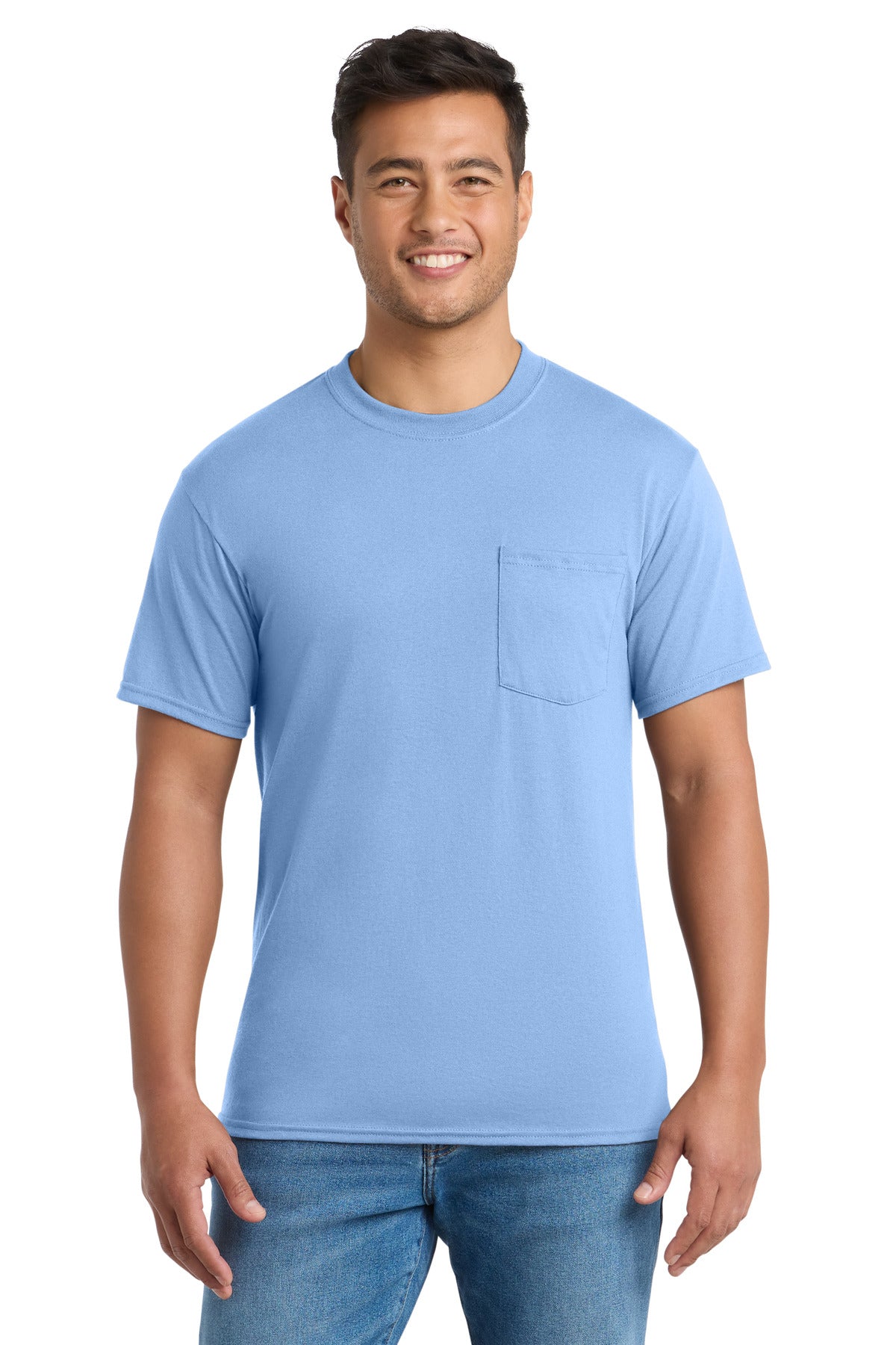 Port & Co ®  Core Blend Pocket Tee. PC55P