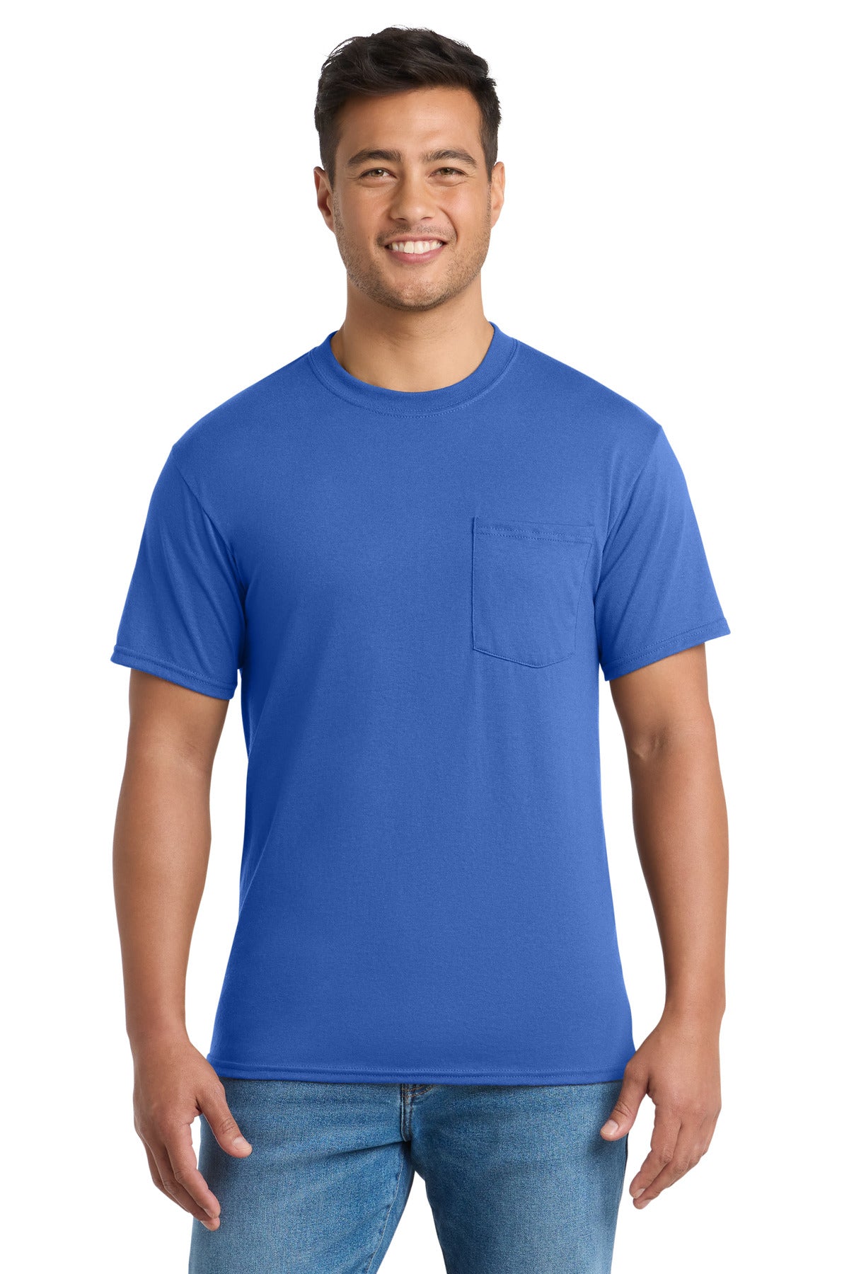 Port & Co ®  Core Blend Pocket Tee. PC55P