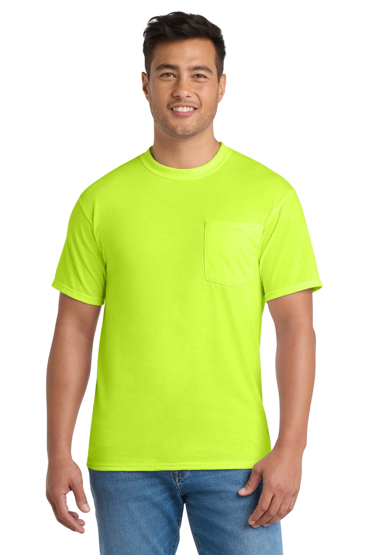 Port & Co ®  Core Blend Pocket Tee. PC55P