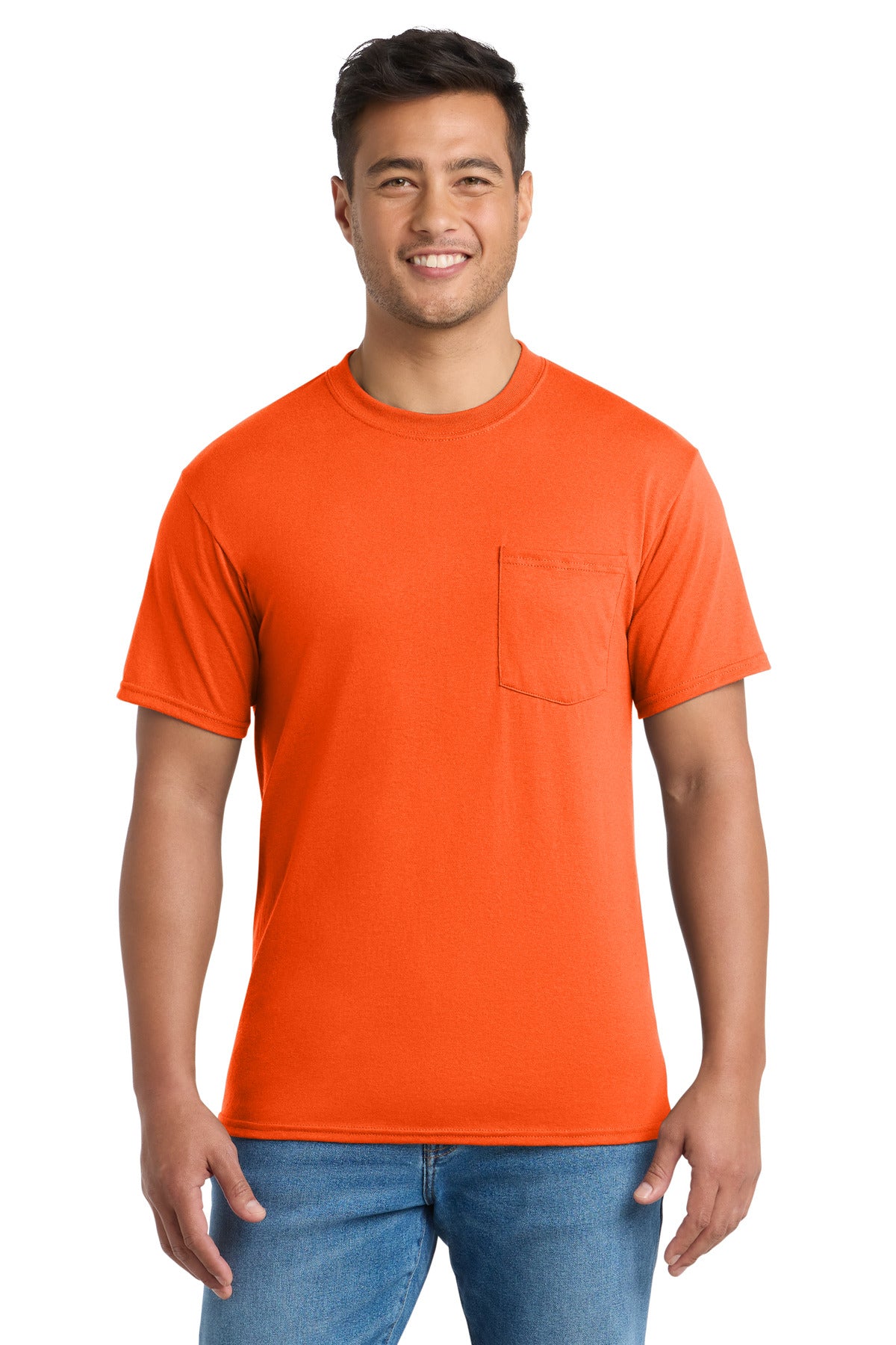 Port & Co ®  Core Blend Pocket Tee. PC55P