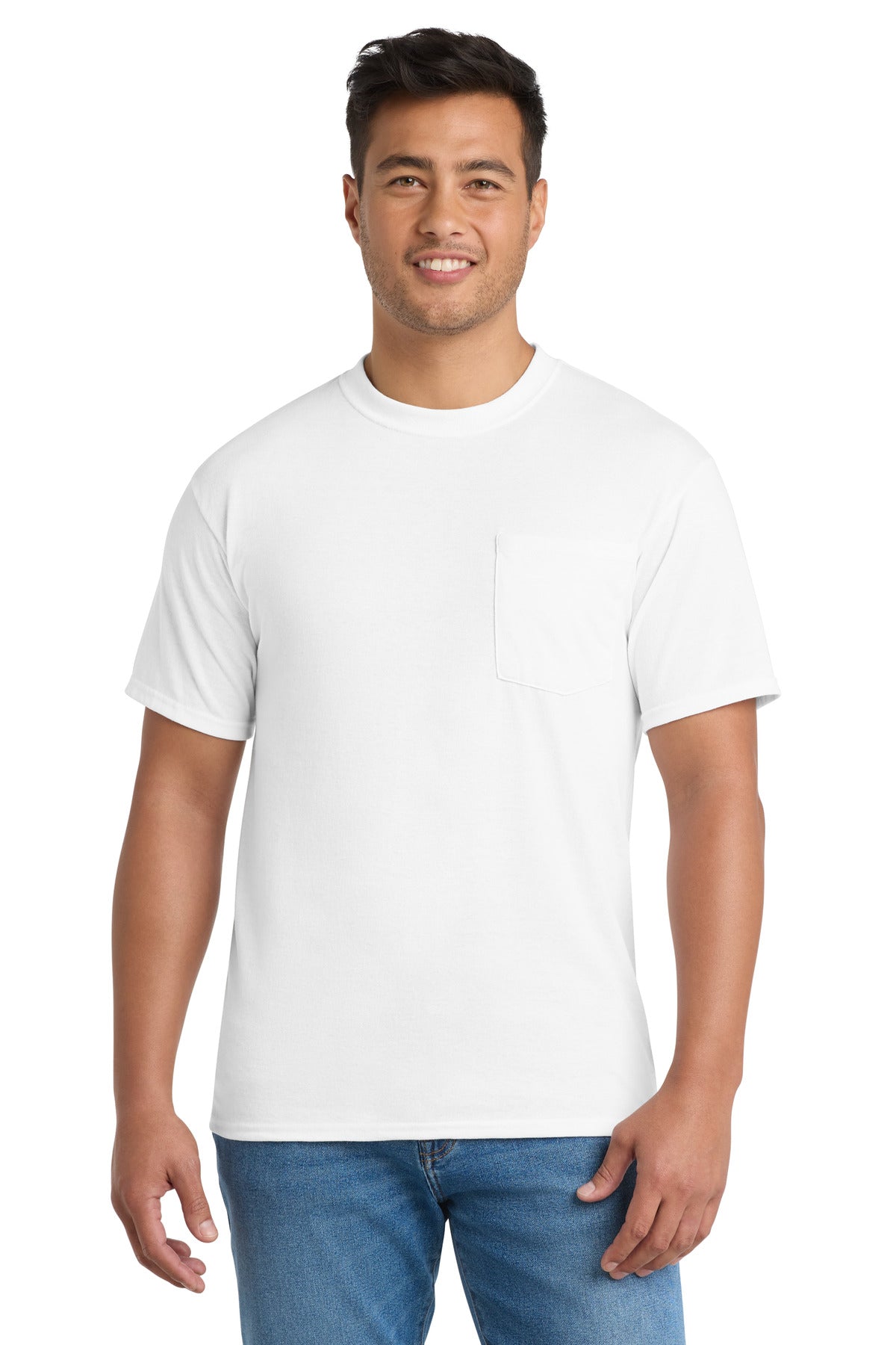 Port & Co ®  Core Blend Pocket Tee. PC55P