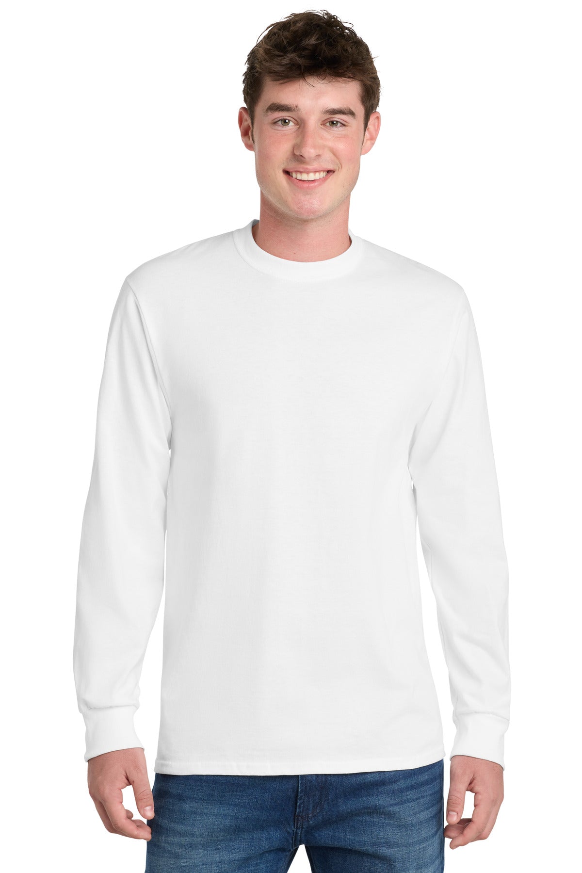 Port & Co ®  Tall Long Sleeve Essential Tee. PC61LST