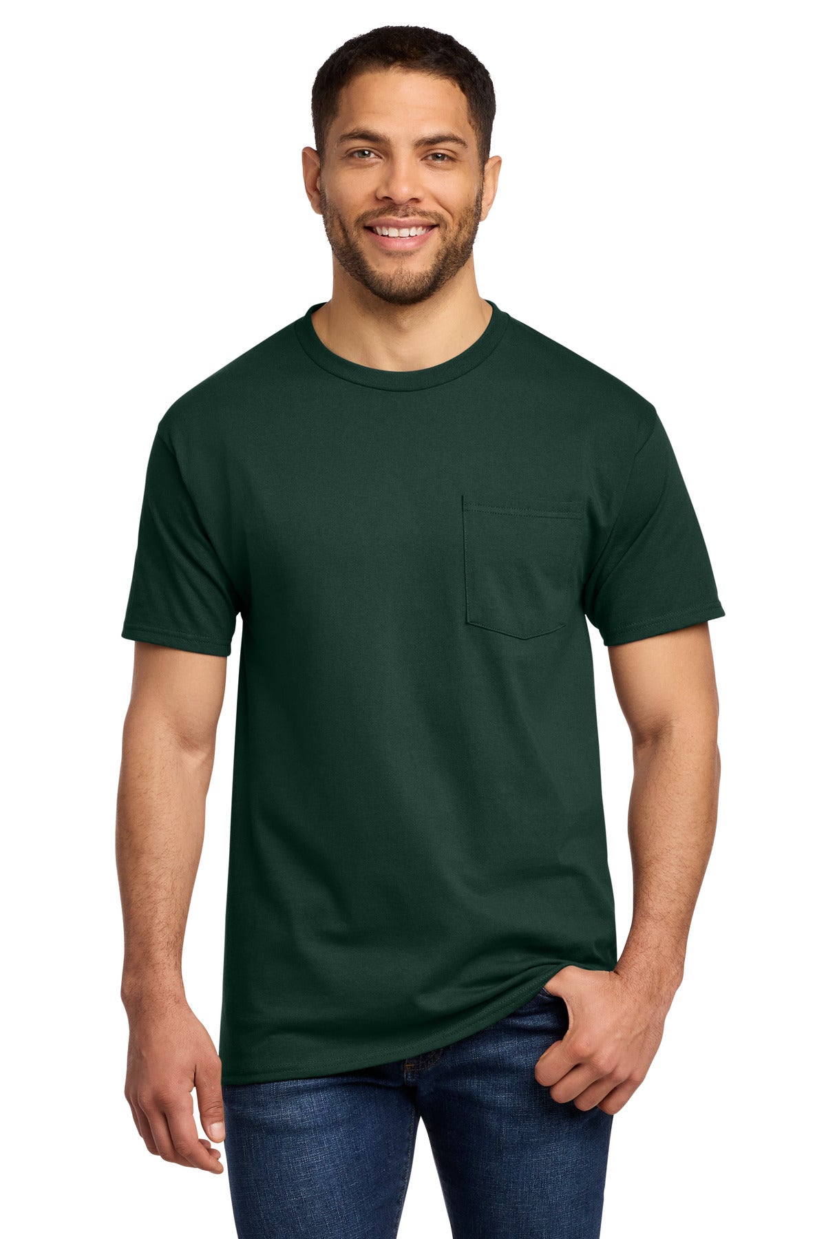 Port & Co ®  Tall Essential Pocket Tee. PC61PT