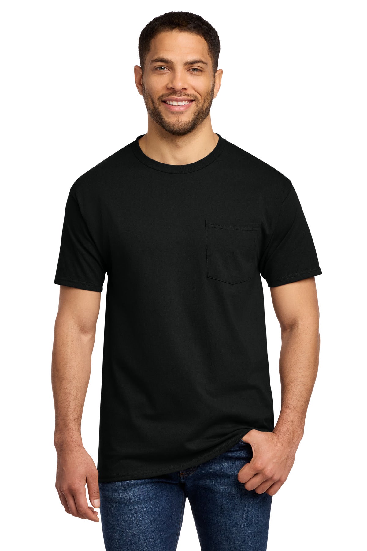 Port & Co ®  Tall Essential Pocket Tee. PC61PT
