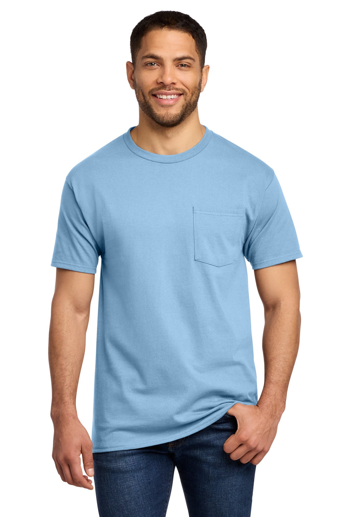 Port & Co ®  Tall Essential Pocket Tee. PC61PT