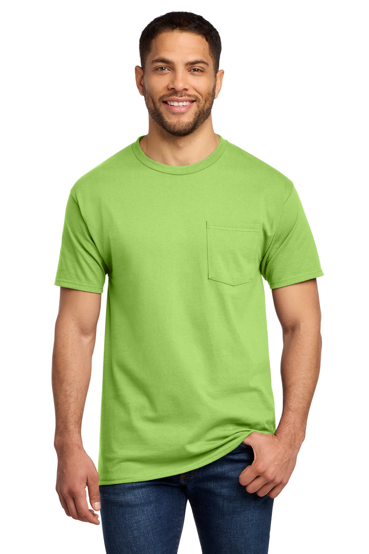 Port & Co ®  Tall Essential Pocket Tee. PC61PT