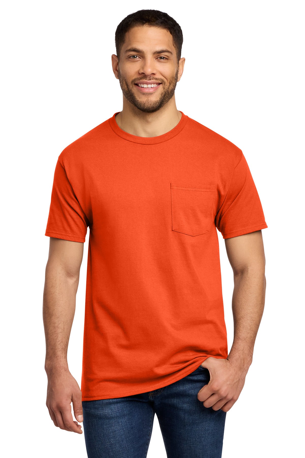 Port & Co ®  Tall Essential Pocket Tee. PC61PT
