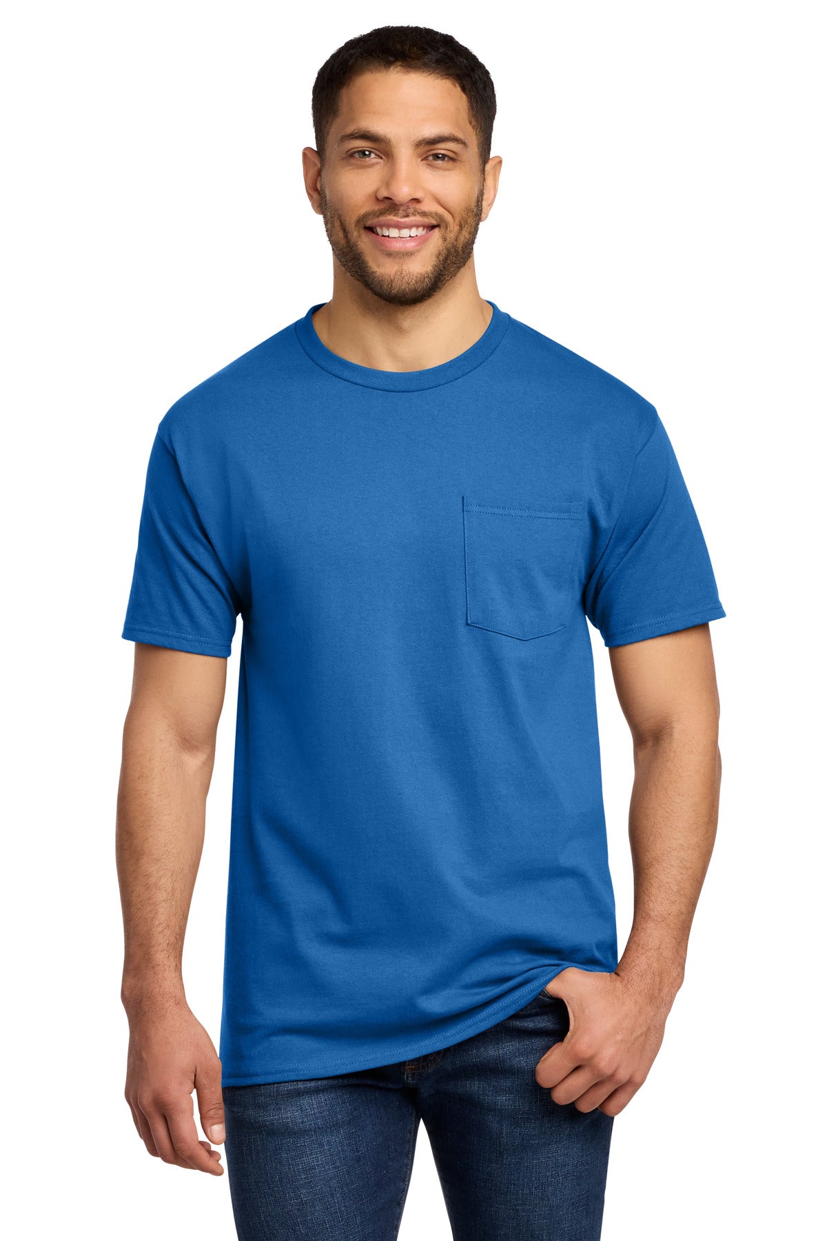 Port & Co ®  Tall Essential Pocket Tee. PC61PT