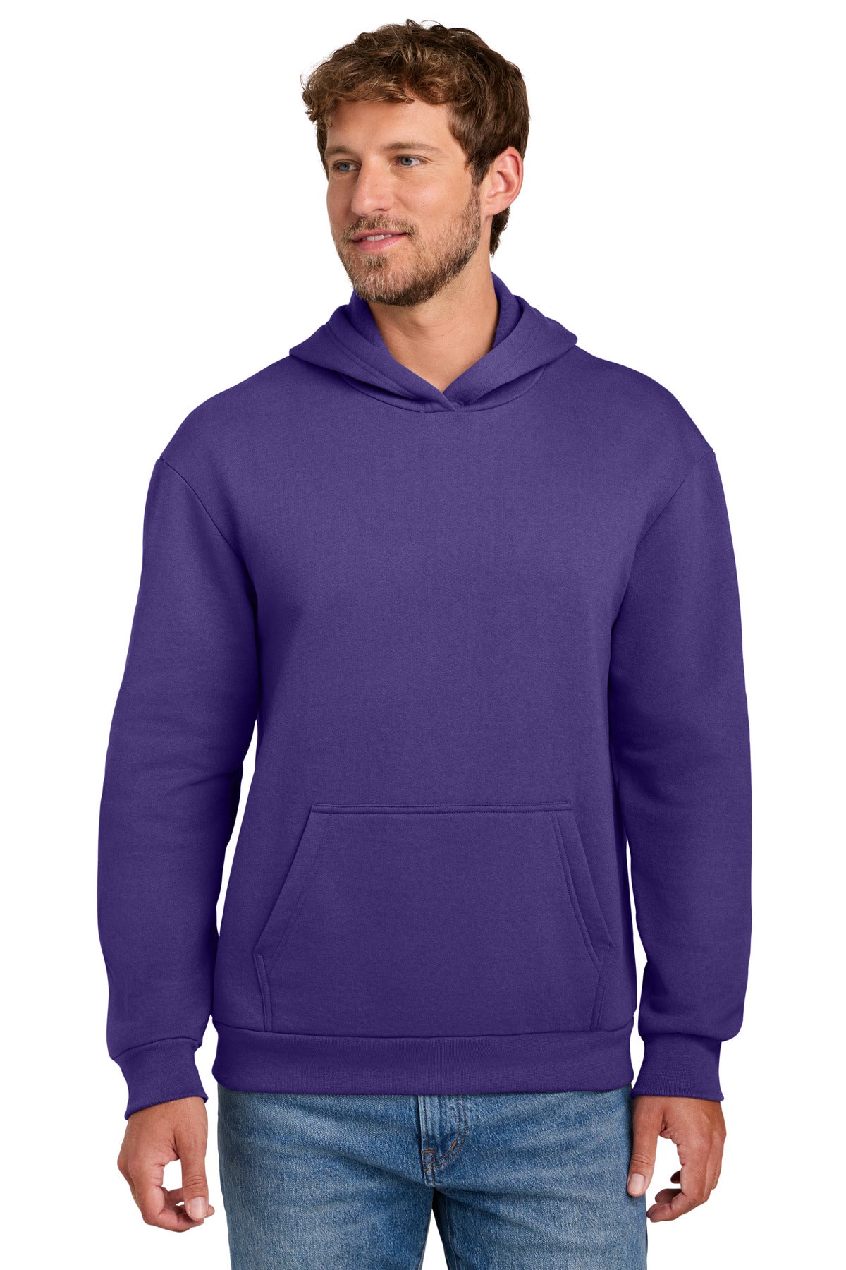 Port & Co ®  Easy Fleece Pullover Hooded Sweatshirt PC68H
