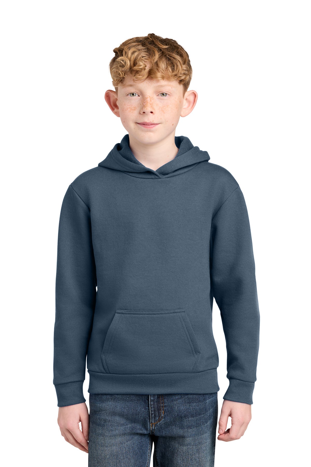 Port & Co ®  Youth Easy Fleece Pullover Hooded Sweatshirt PC68YH