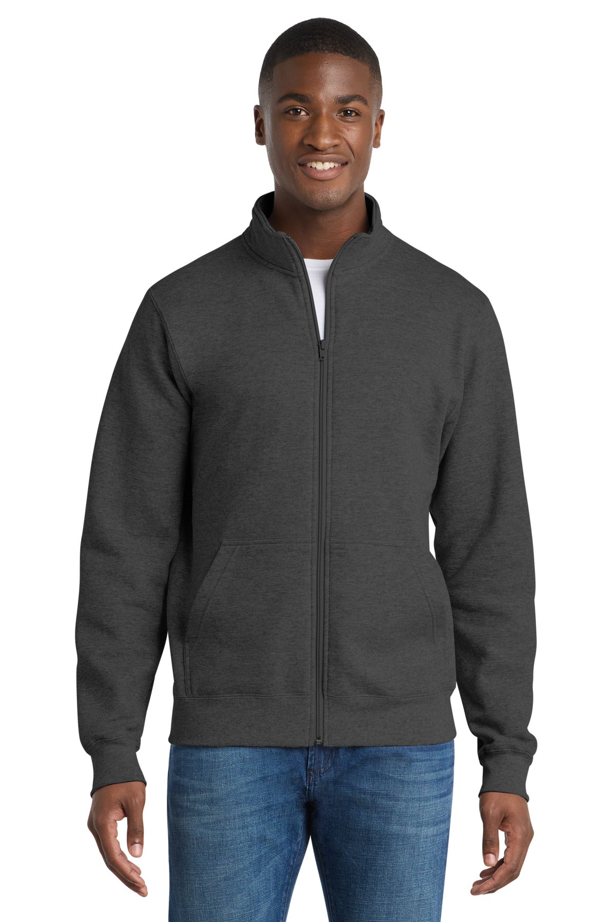 Port & Co ®  Core Fleece Cadet Full-Zip Sweatshirt PC78FZ