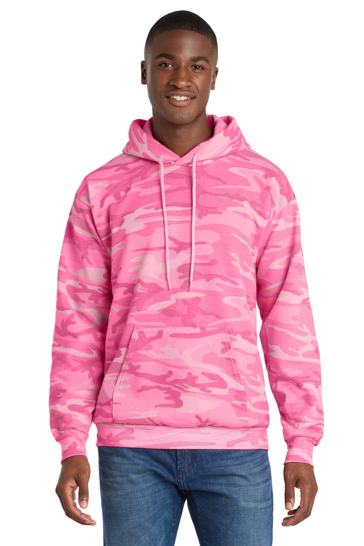 Port & Co ®  Core Fleece Camo Pullover Hooded Sweatshirt. PC78HC
