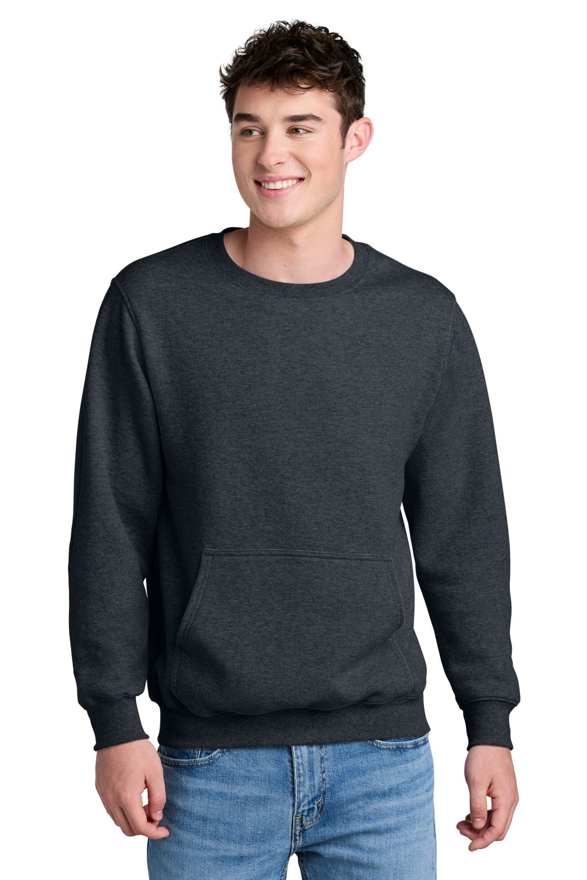 Port & Co ®  Core Fleece Crewneck Pocket Sweatshirt PC78PKT