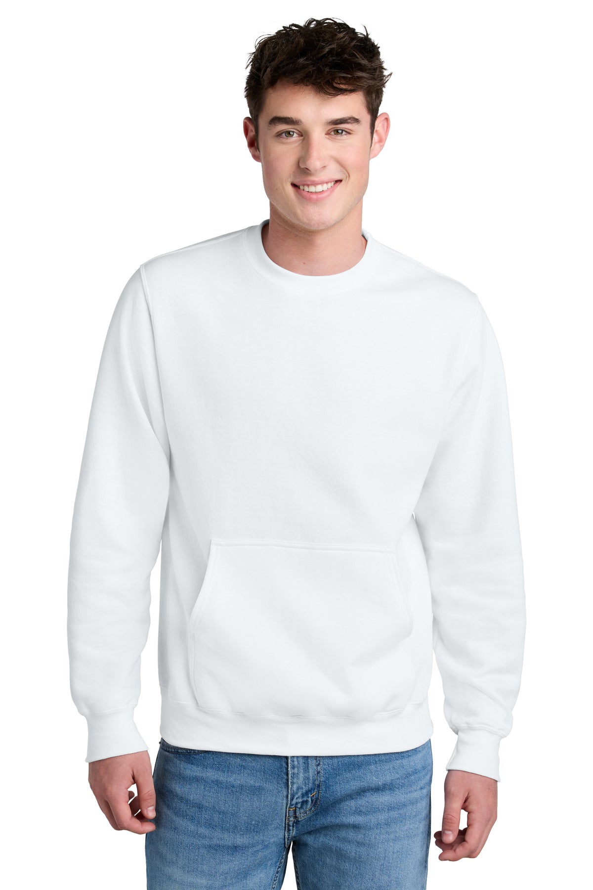 Port & Co ®  Core Fleece Crewneck Pocket Sweatshirt PC78PKT