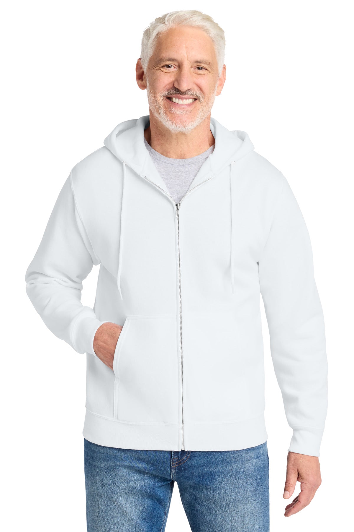 Port & Co ®  Core Fleece Full-Zip Hooded Sweatshirt. PC78ZH