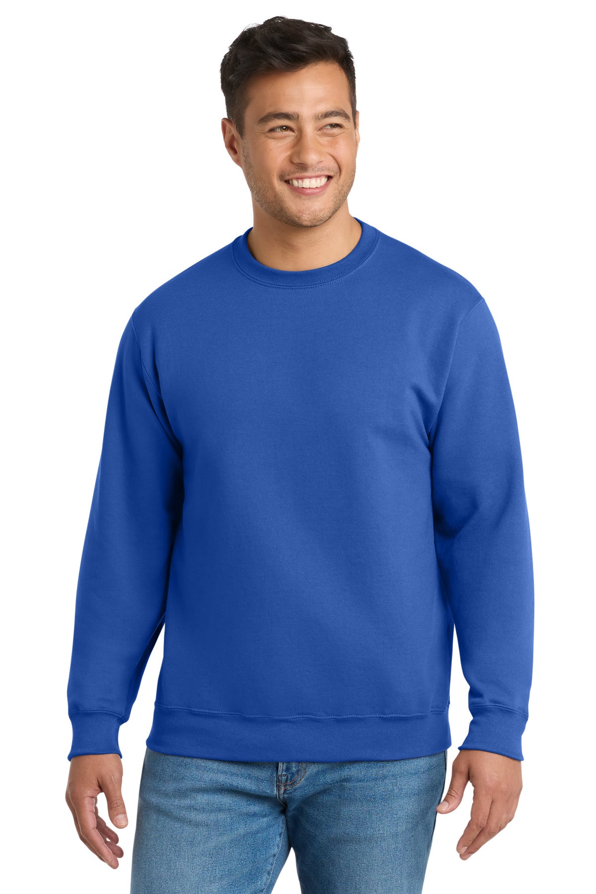 Port & Co ®  Essential Fleece Crewneck Sweatshirt.  PC90