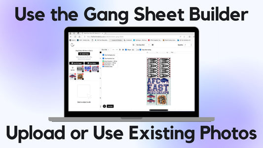 Build your own DTF gang sheet size guide