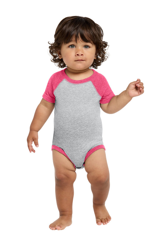 Rabbit Skins ™  Infant Baseball Fine Jersey Bodysuit. RS4430